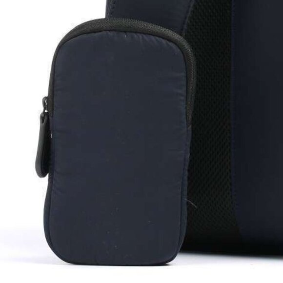 Ted Baker Large Backpack Puffer Blue Streek Quilted Nylon Laptop Pocket Pocket - Picture 9 of 10